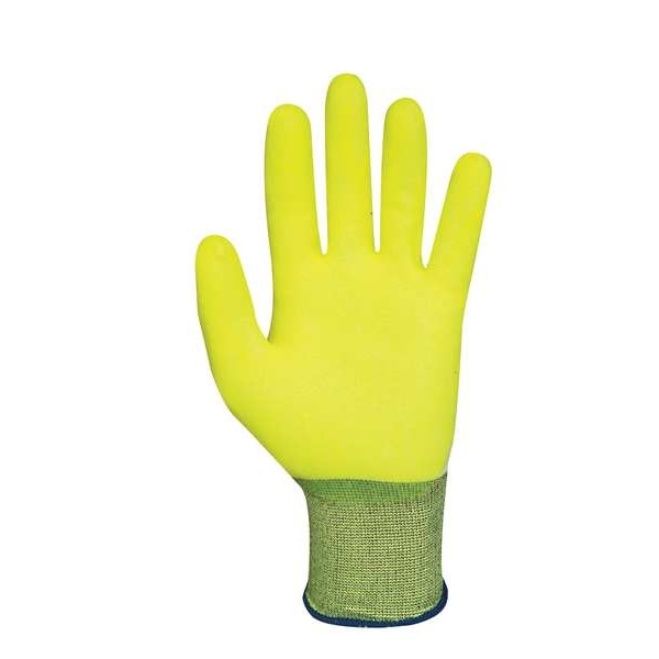 Guantes recubiertos de PVC de alto brillo de Honeywell North, cobertura en la palma, amarillos, talla M, par - NF11HVY/8M
