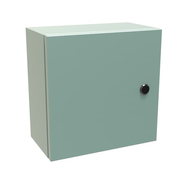 Hammond Steel Electrical Enclosures, 12 in H, 6 in D, 12 in W, NEMA 4, Hinged - EN4SD12126GY