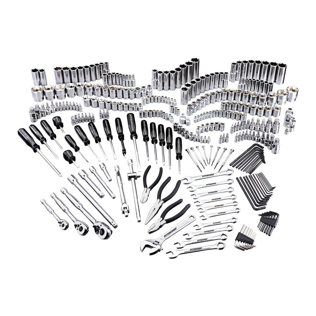 Juego de herramientas Pittsburgh Mechanics, 301 piezas - 63464