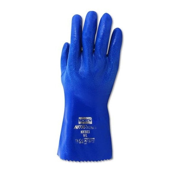 Guantes compatibles Honeywell North NitriKnit NK803 con acabado áspero, guantes de nitrilo, paquete de 12 unidades - NK803/10
