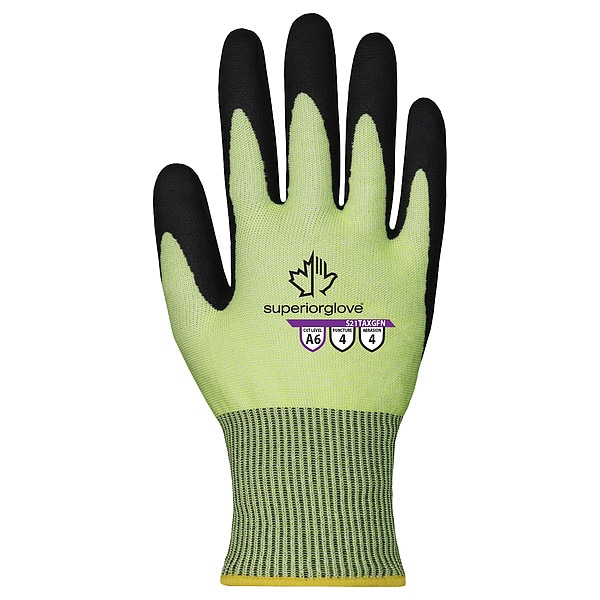 Guantes tejidos de Superior Glove, alta destreza, A6, XL, PR - S21TAXGFN-10
