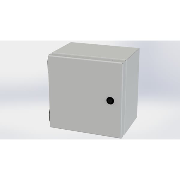 Saginaw Control & Engineering Carbon Steel Electrical Enclosures, 8 in H, 6 in D, 8 in W, NEMA 3R, 4, 12, 13, Hinged - SCE-8086ELJLG