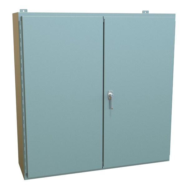 Hammond Steel Electrical Enclosures, 42 in H, 12 in D, 42 in W, NEMA 12, Hinged - 1422VV12