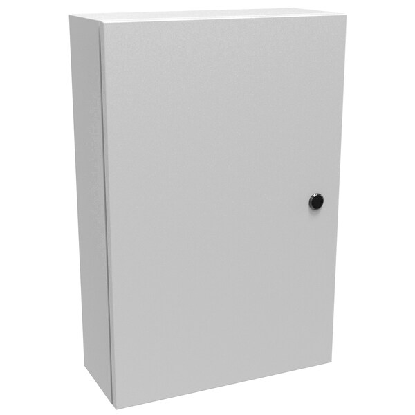 Hammond Steel Electrical Enclosures, 24 in H, 6 in D, 16 in W, NEMA 4, Hinged - EN4SD24166LG