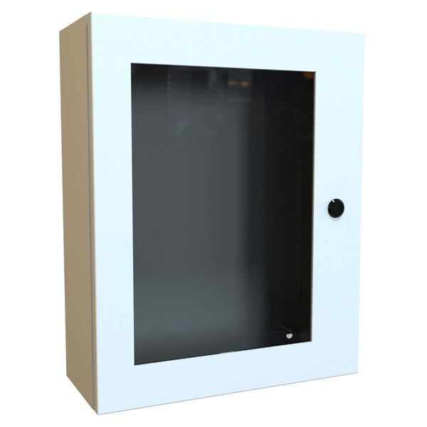 Hammond Steel Electrical Enclosures, 20 in H, 6 in D, 16 in W, NEMA 4, Hinged - EN4SD20166WLG