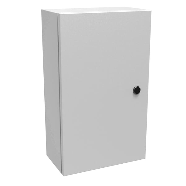 Hammond Steel Electrical Enclosures, 20 in H, 6 in D, 12 in W, NEMA 4, Hinged - EN4SD20126LG