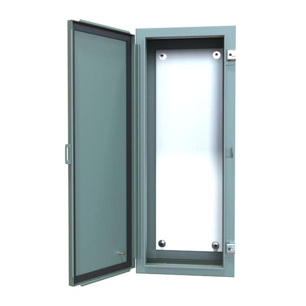 Hammond Steel Electrical Enclosures, 30 in H, 8 in D, 12 in W, NEMA 12, Hinged - 1418KA8