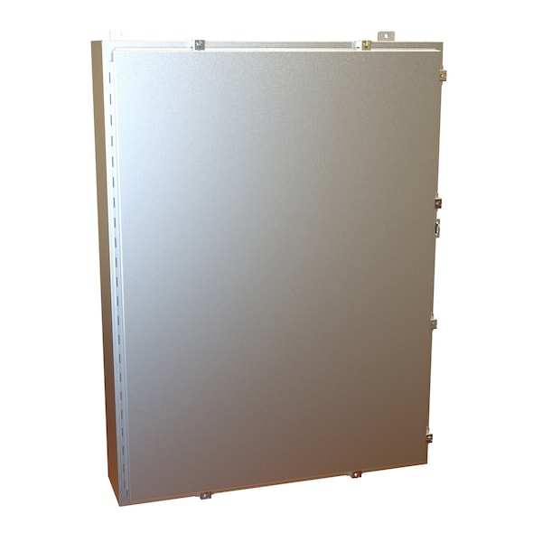 Hammond Aluminum Electrical Enclosures, 48 in H, 8 in D, 36 in W, NEMA 4X, Hinged - 1418N4ALS8