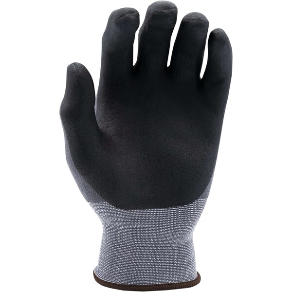 Ironwear 4860 - Guante Iron-Tek de 15 ga resistente a rasgaduras, con recubrimiento de espuma de nitrilo y puño extendido, costuras reforzadas - 4860-LG