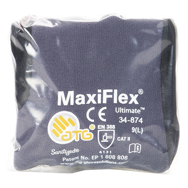 Pip VF, Guantes recubiertos negro/gris, XL, 395M69, PR - 34-874V/XL
