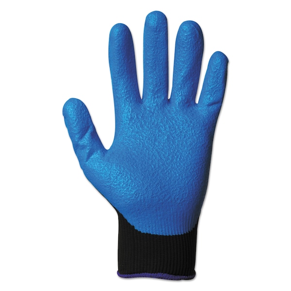 Guantes recubiertos de nitrilo Kleenguard G40, longitud de 240 mm, grande/talla 9, azules, paquete con 12 - 40227
