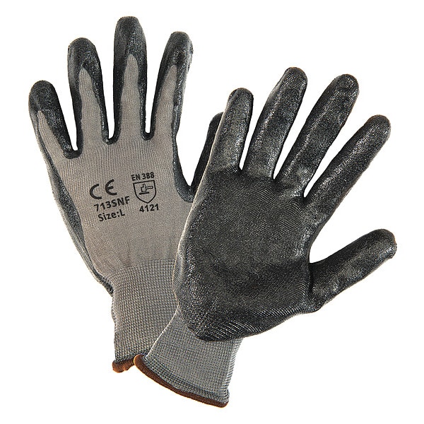 Guantes de punto Pip, L, tejido sin costuras, PR, PK12 - 713SNF