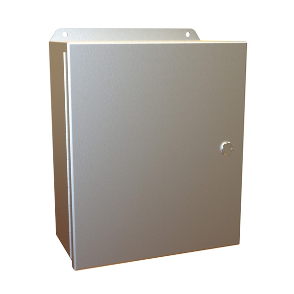 Hammond Aluminum Electrical Enclosures, 12 in H, 5 in D, 10 in W, NEMA 4X, Hinged - EJ12105AL