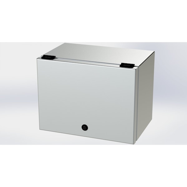 Saginaw Control & Engineering 304 Stainless Steel Electrical Enclosures, 9 in H, 8 in D, 12 in W, NEMA 3R, 4, 4X, 12, 13, Hinged - SCE-L9128ELJSS