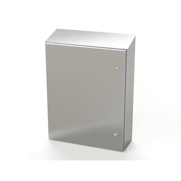 Saginaw Control & Engineering 304 Stainless Steel Electrical Enclosures, 30 in H, 8 in D, 24 in W, NEMA 3R, 4, 4X, 12, 13, Hinged - SCE-30K2408SSST