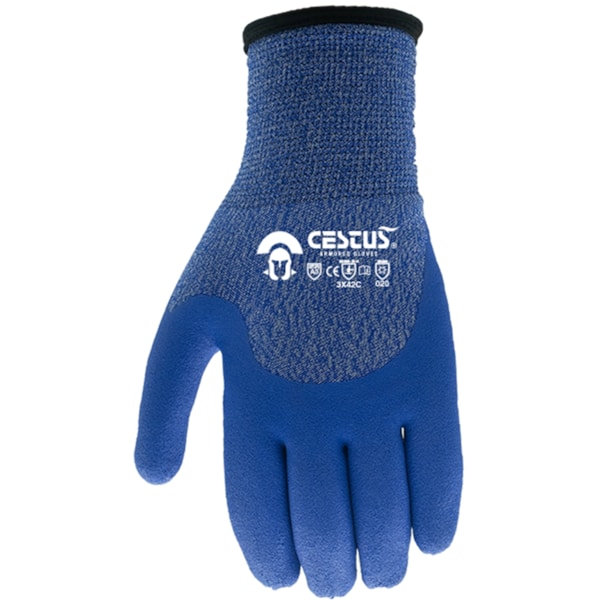 Guantes de trabajo Cestus, guantes PR aislados resistentes al corte C-13 - 2XL