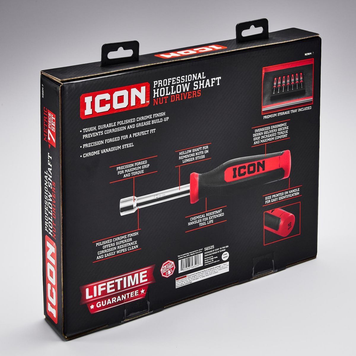 Controladores de tuerca métricos de eje hueco profesionales Icon, 7 piezas - 56525