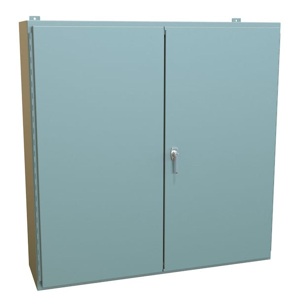 Hammond Steel Electrical Enclosures, 48.13 in H, 12.69 in D, 48.06 in W, NEMA 12, Hinged - 1422WW12