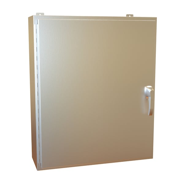 Hammond 304 Stainless Steel Electrical Enclosures, 36 in H, 10 in D, 30 in W, NEMA 4X, Hinged - HW363010SSHK
