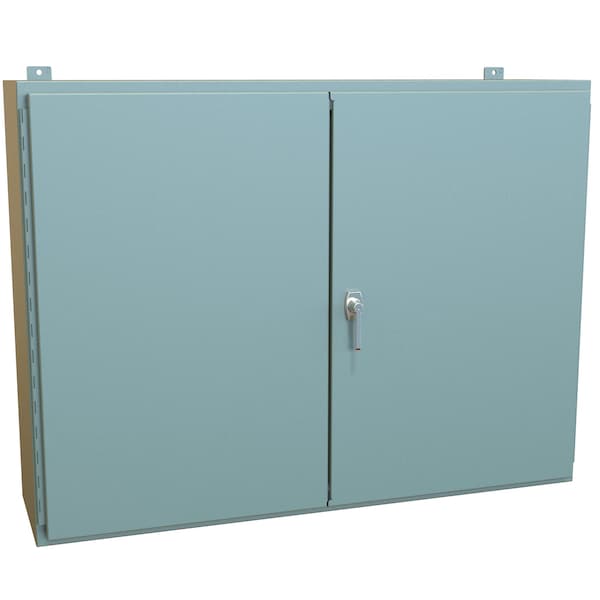 Hammond Steel Electrical Enclosures, 36 in H, 12 in D, 48 in W, NEMA 12, Hinged - 1422UW12