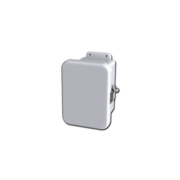 Saginaw Control & Engineering Fiberglass Reinforced Polyester Electrical Enclosures, 7.39 in H, 4.73 in D, 5.43 in W, Hinged - SCE-6045CHQRFG