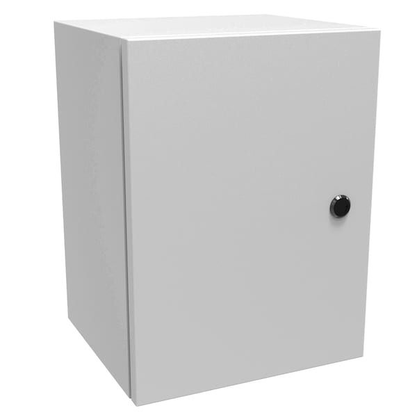 Hammond Steel Electrical Enclosures, 16 in H, 10 in D, 12 in W, NEMA 4, Hinged - EN4SD161210LG