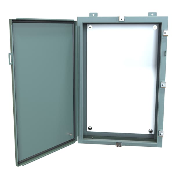 Hammond Steel Electrical Enclosures, 30 in H, 6 in D, 20 in W, NEMA 4, Hinged - 1418N4F6