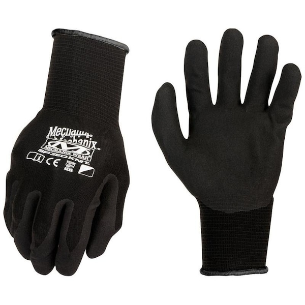 Guantes de trabajo Mechanix Wear SpeedKnit, para hombre, M, S, con recubrimiento de nitrilo, color negro - S1DE-05-500.