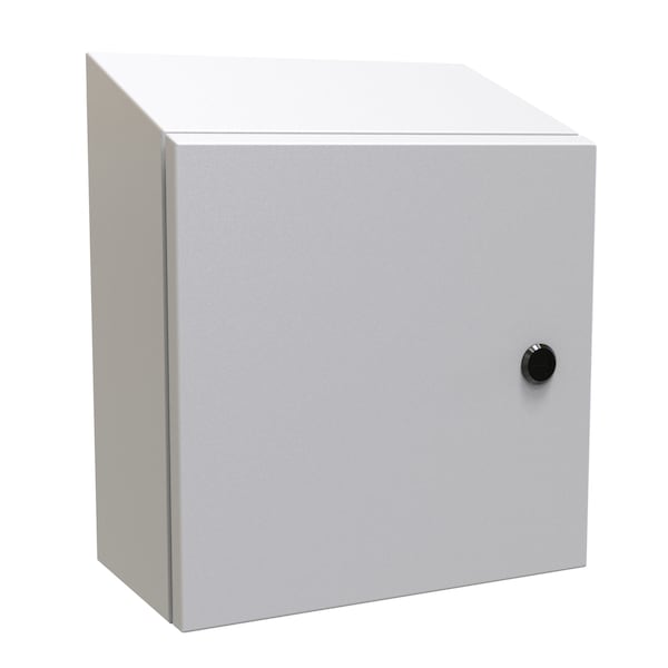 Hammond Steel Electrical Enclosures, 12 in H, 6 in D, 12 in W, NEMA 4, Hinged - ST12126LG