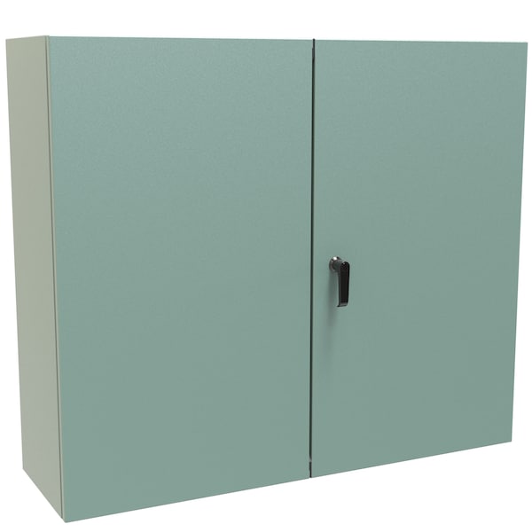 Hammond Steel Electrical Enclosures, 36 in H, 12 in D, 42 in W, NEMA 12, Hinged - EN4TD364212GY