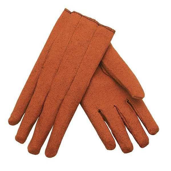 Guantes recubiertos de vinil Mcr Safety, cobertura total, color ruso, tamaño mediano, paquete de 12 - 9800M