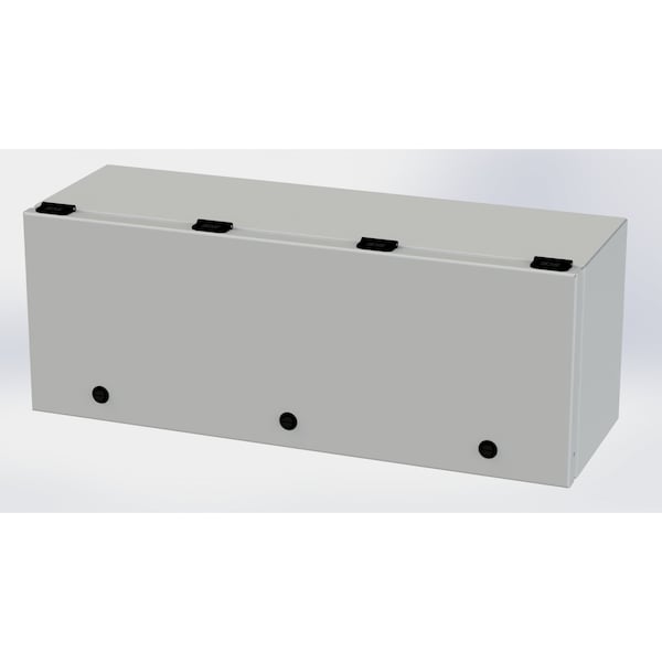 Saginaw Control & Engineering Carbon Steel Electrical Enclosures, 9 in H, 8 in D, 24 in W, NEMA 3R, 4, 12, 13, Hinged - SCE-L9248ELJLG