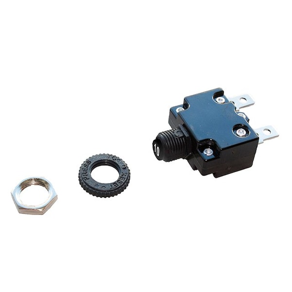 Optifuse Thermal - Push to Reset, 50VDC 250VAC 10A - CBW57-PS-10A-1X