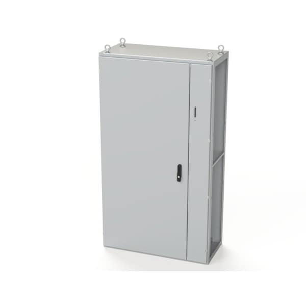 Saginaw Control & Engineering Carbon Steel Electrical Enclosures, 70.87 in H, 18 in D, 39.37 in W, NEMA 3R, 12, 13, Hinged - SCE-SD181005LG