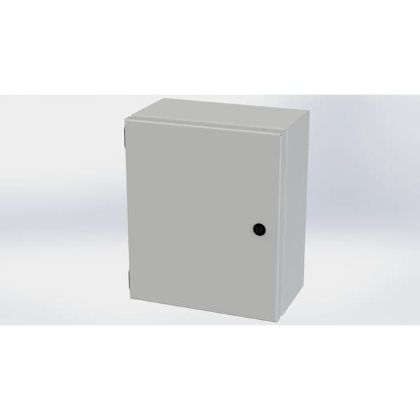 Saginaw Control & Engineering Carbon Steel Electrical Enclosures, 12 in H, 6 in D, 10 in W, NEMA 3R, 4, 12, 13, Hinged - SCE-1210ELJLG
