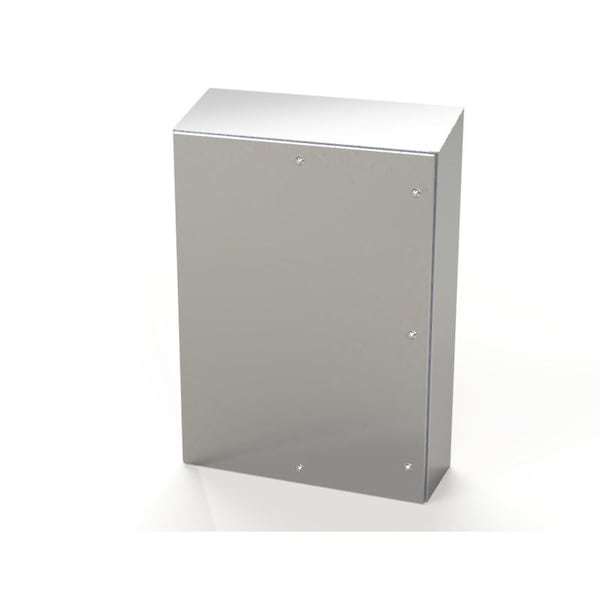 Saginaw Control & Engineering 304 Stainless Steel Electrical Enclosures, 48 in H, 12 in D, 36 in W, NEMA 3R, 4, 4X, 12, 13 - SCE-48K3612SSST