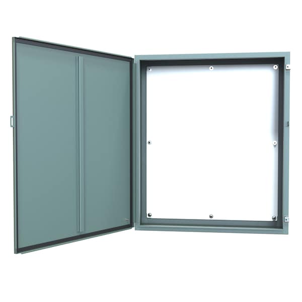 Hammond Steel Electrical Enclosures, 42 in H, 10 in D, 36 in W, NEMA 12, Hinged - 1418P10