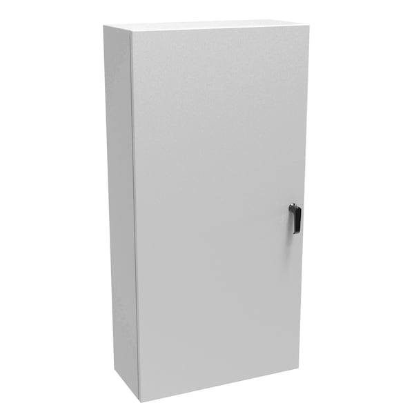 Hammond Steel Electrical Enclosures, 48 in H, 10 in D, 24 in W, NEMA 4, Hinged - EN4SD482410LG