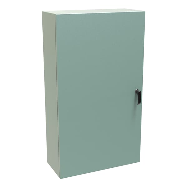 Hammond Steel Electrical Enclosures, 42 in H, 10 in D, 24 in W, NEMA 4, Hinged - EN4SD422410GY