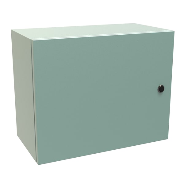 Hammond Steel Electrical Enclosures, 16 in H, 10 in D, 20 in W, NEMA 4, Hinged - EN4SD162010GY