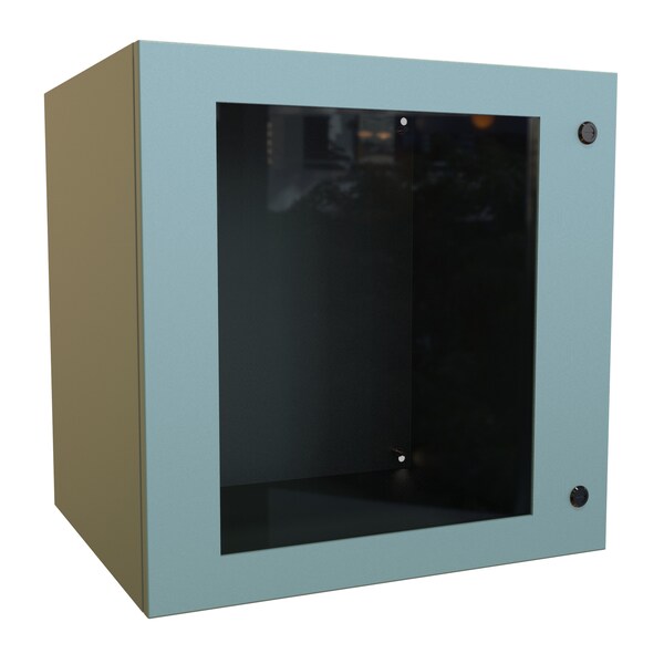 Hammond Steel Electrical Enclosures, 24 in H, 20 in D, 24 in W, NEMA 4, Hinged - EN4SD242420WGY