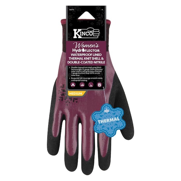 Kinco Kinco Chaqueta térmica forrada con capa impermeable HydroFlector para mujer y recubierta con nitrilo de doble capa - 1886PW-S