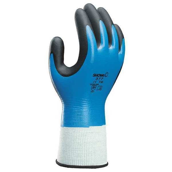 Guantes recubiertos de nitrilo Showa, cobertura total, azules, 2XL, PR - 377XXL-10-V