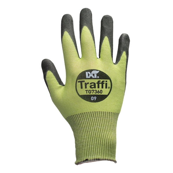 Guante Traffi TG7360 LXT Cut A6 Ultrafine X-Dura PU, Talla 9 - TG7360-GR-9