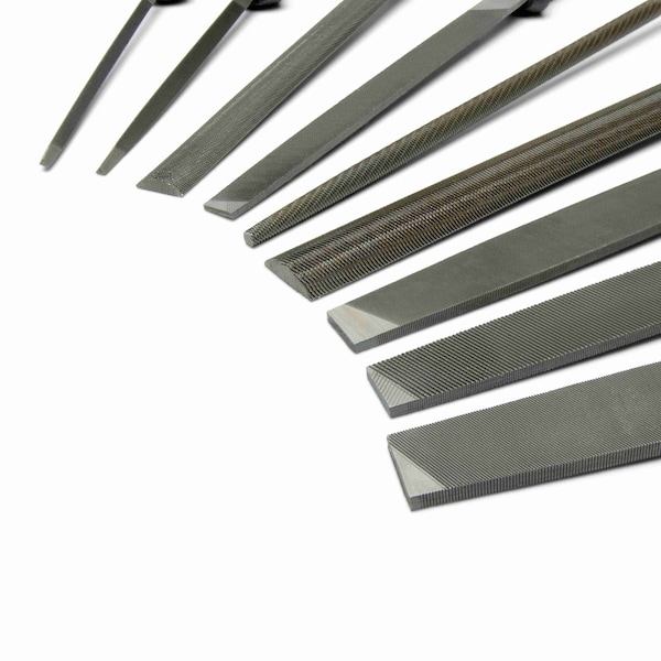 Crescent Nicholson 9 Piece 6", 8", 10" & 12" Maintenance File Set with Ergonomic Handles - 22030HNNN
