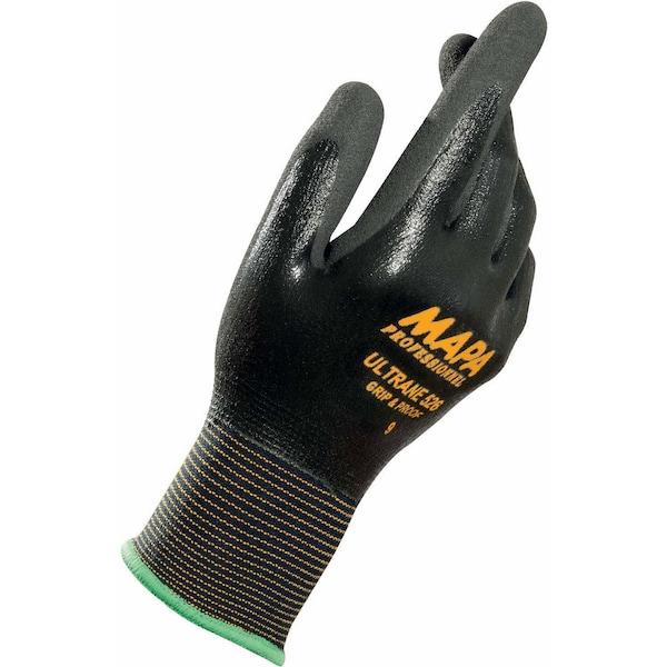 Guantes completamente recubiertos de nitrilo Ultrane 526 Grip & Proof, ligeros, tamaño 8 - 526418
