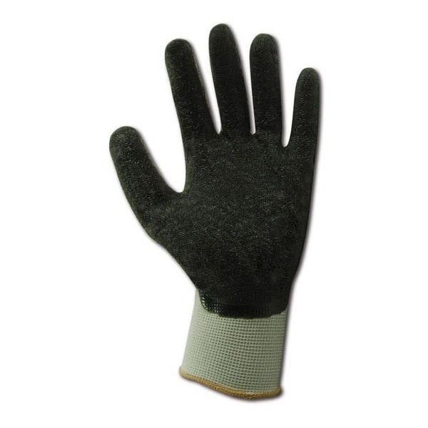 Guantes Magid ROC GP190 cubiertos de látex arrugado en la palma, paquete de 12 - GP19010