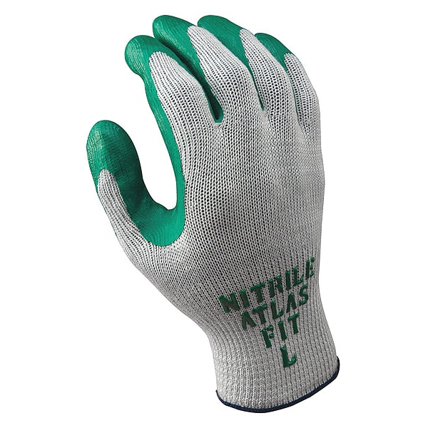 Showa VF, Guantes recubiertos, Gris/Verde, 8, 12R280, PR - 350M-08-V