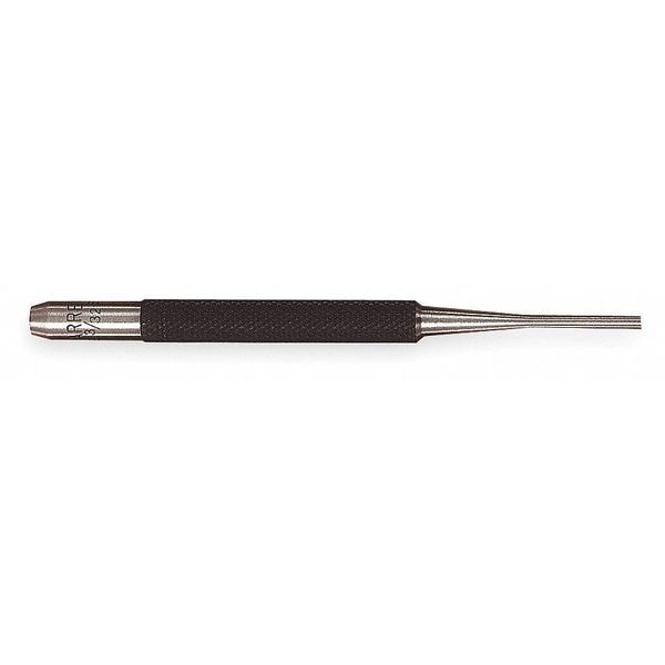 Starrett Drive Pin Punch, 3/32 In Tip, 4 In L - 565B