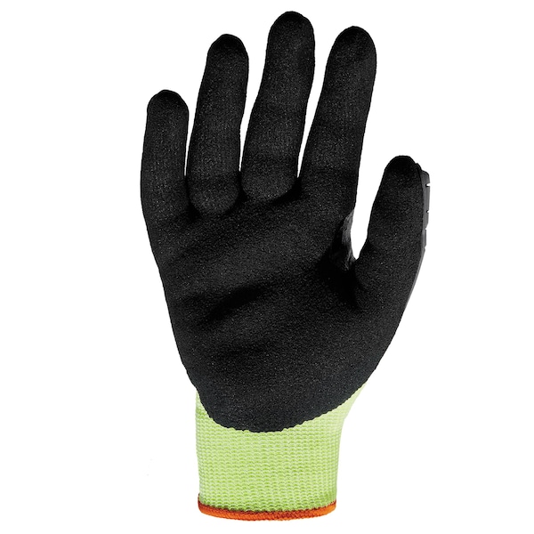 Guantes recubiertos de nitrilo Proflex By Ergodyne 7141, ANSI A4, 72 pares, verde lima, tamaño ProFlex, 72 piezas - 17835